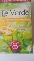 Té verde con jengibre y naranja