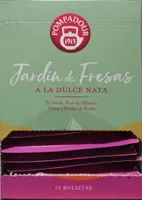 Jardín de fresas a la dulce nata