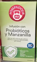 Infusión con probióticos y manzanilla