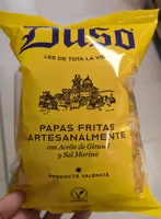 Papas fritas artesanalmente con aceite de girasol y sal marina