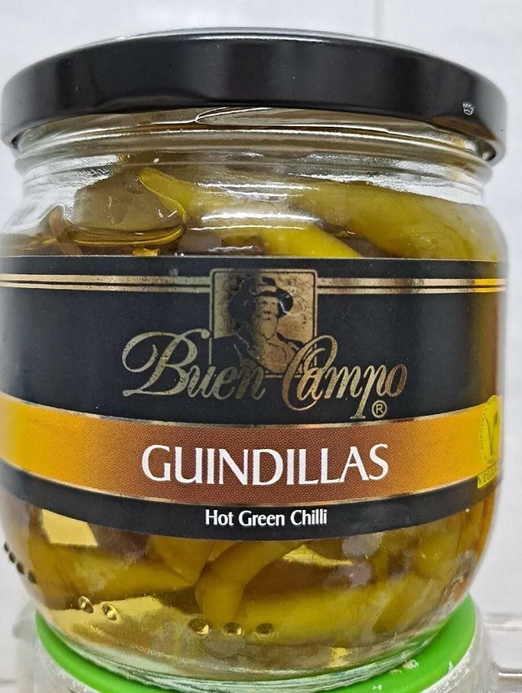 Guindillas hot green chilli