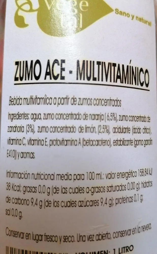 Multivutaminic de fruites