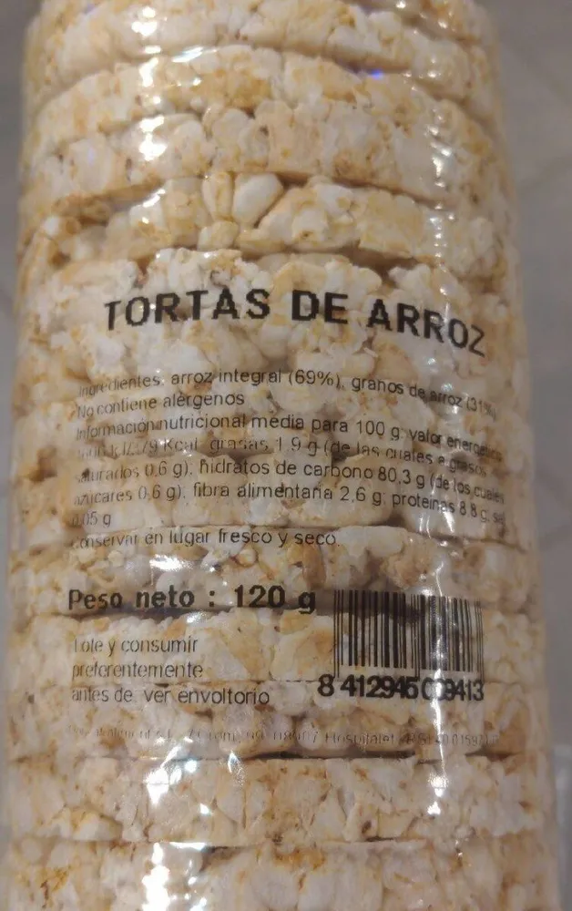 Tortas de arroz