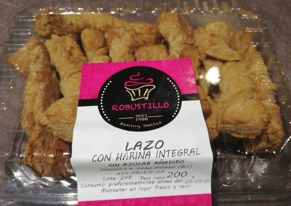 Lazo con harina integral