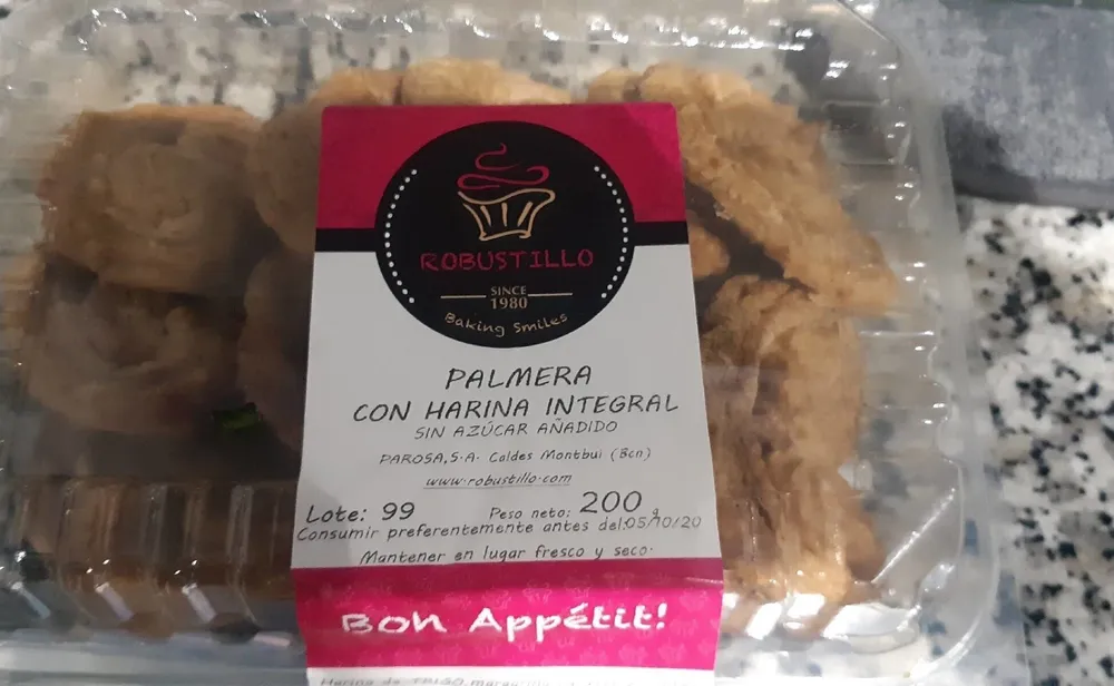 Palmera con harina integral