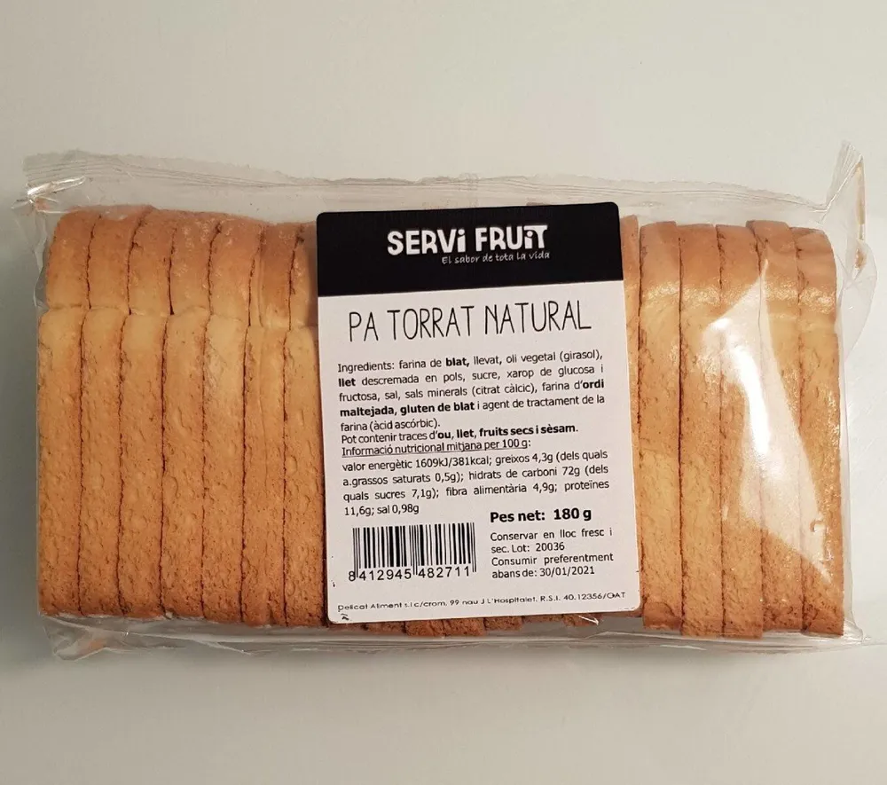 Servi Fruit Pa Torrat Natural