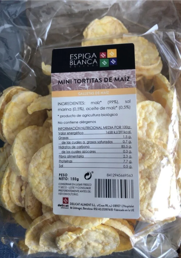 Mini tortitas de maiz