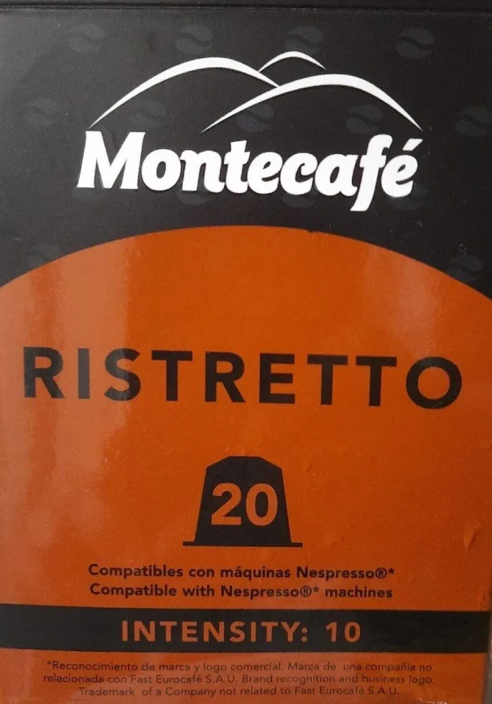 Café cápsulas ristretto