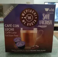 Café con leche sin lactosa