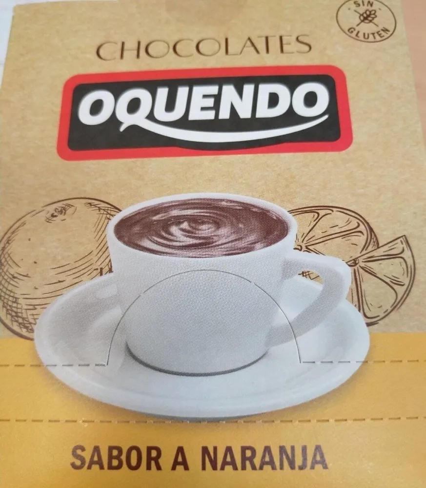 Chocolate sabor a naranja