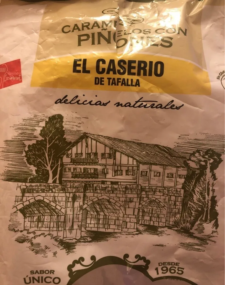 Caramelos con piñones