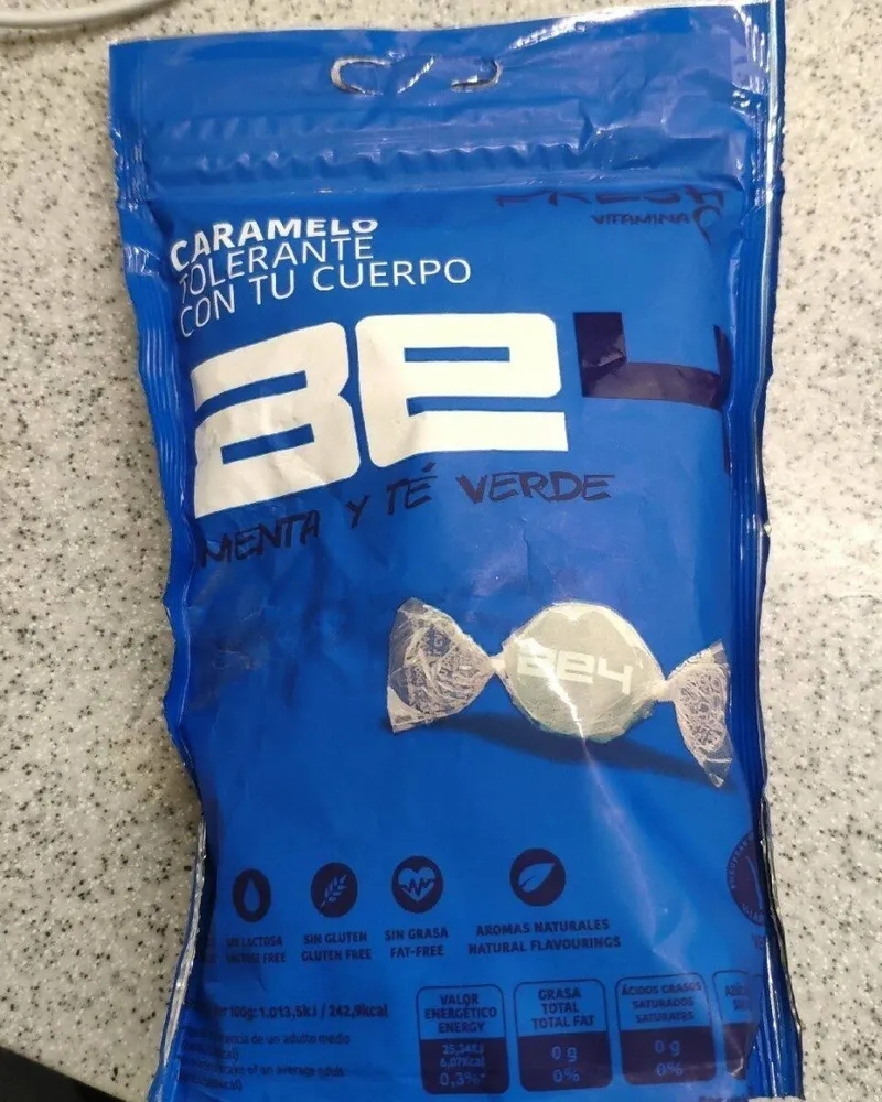 Caramelo menta y té verde