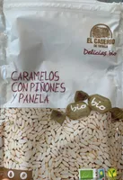 Caramelos con piñones y panela