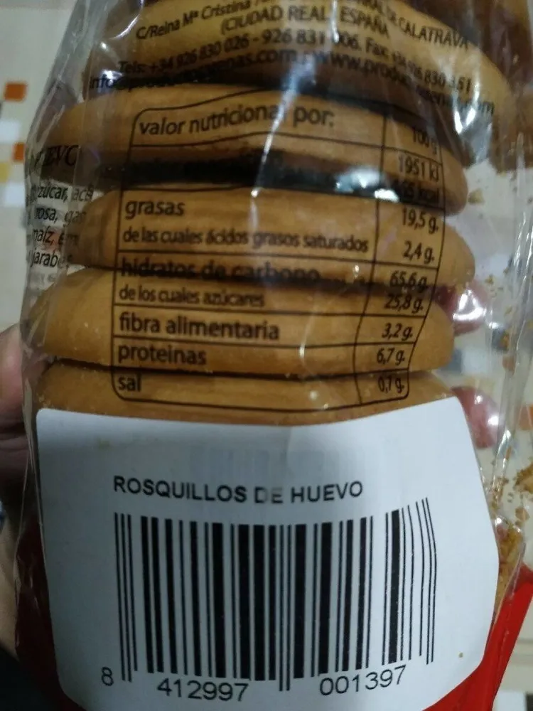 Rosquillos de huevo