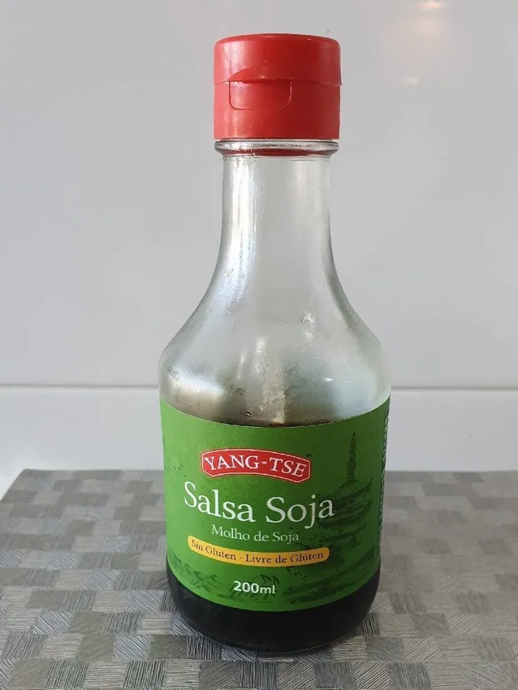 Salsa soja sin gluten