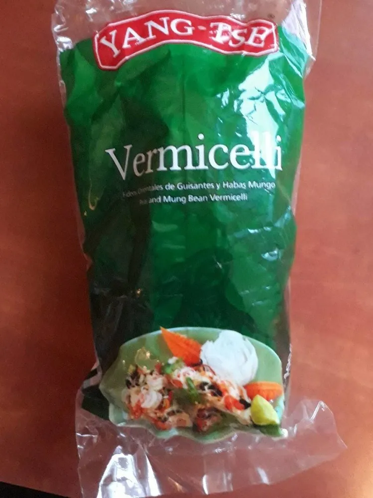 Vermicelli fideos orientales de guisantes y habas mungo envase 100 g