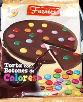 Tortas con botones de colores