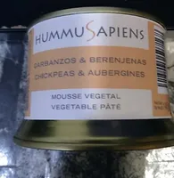 Mousse vegetal garbanzos y berenjenas