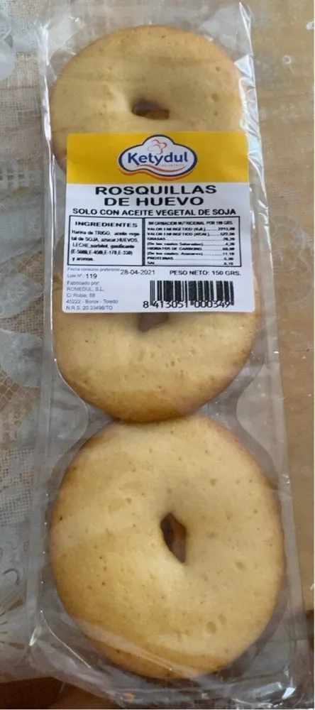 Rosquillas de huevo