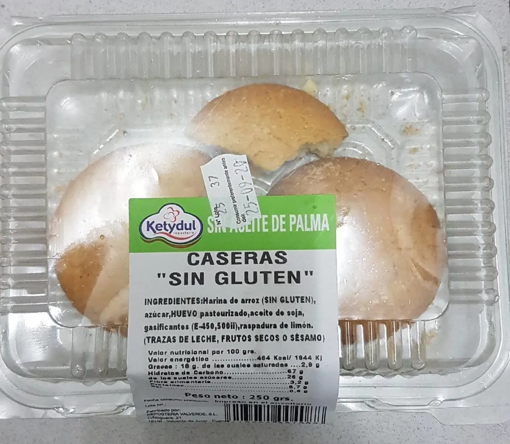 Galletas caseras sin gluten