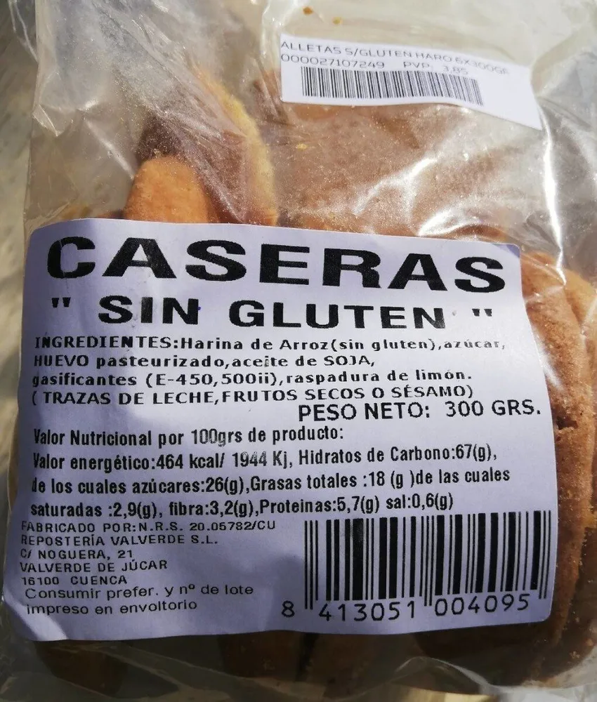 Galletas sin gluten Haro 6 x 300 grs
