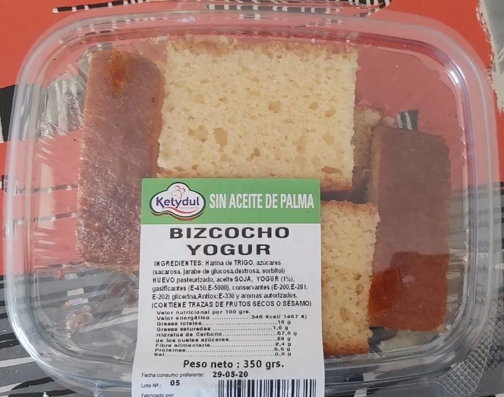 bizcocho  yogur