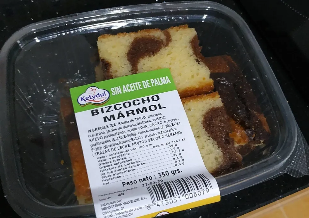 Bizcocho Marmol