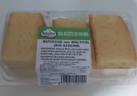 Bizcocho con maltitol (sin azúcar)