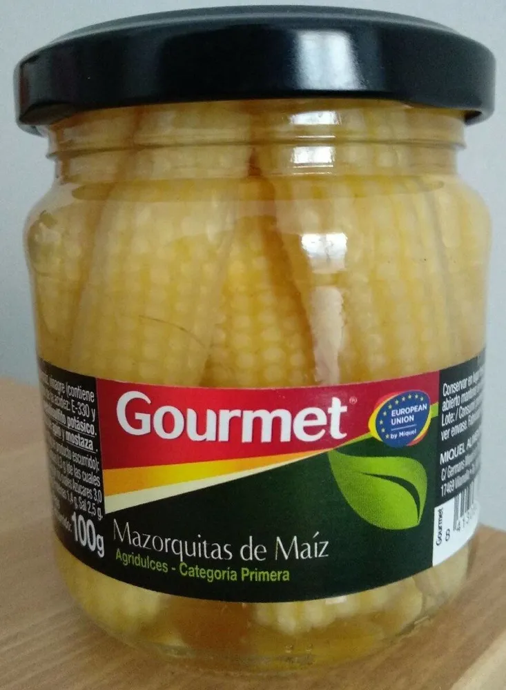 Mazorquitas de maíz