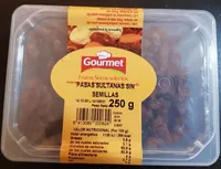 Pasas sultanas sin semillas