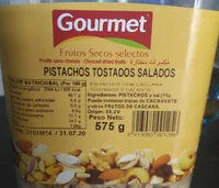 Pistachos tostados salados