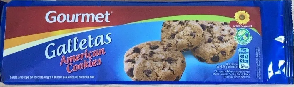 Galletas con chips de chocolate negro