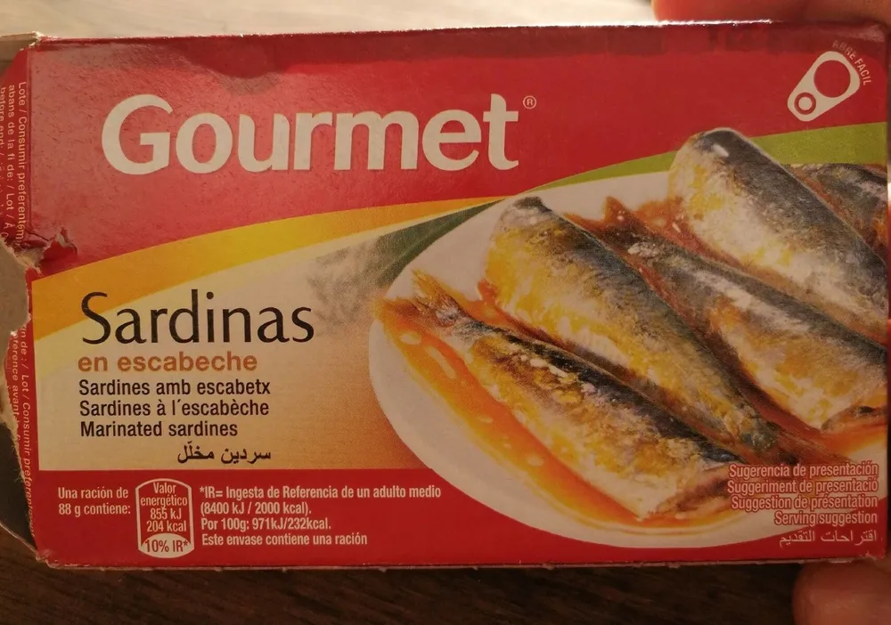 Sardinas en escabeche