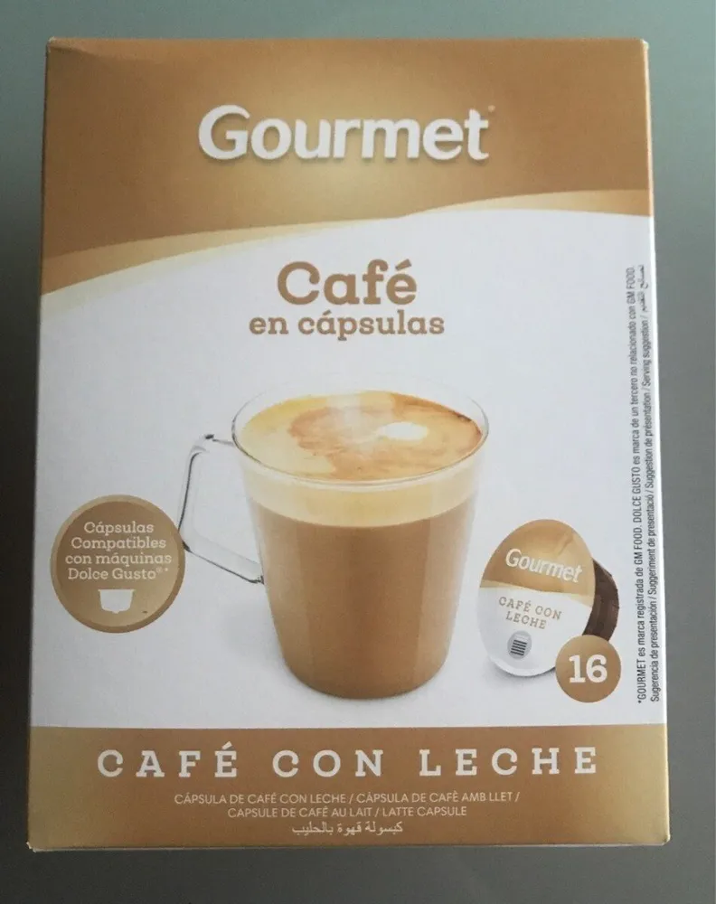 Cafe capsulas cafe con leche