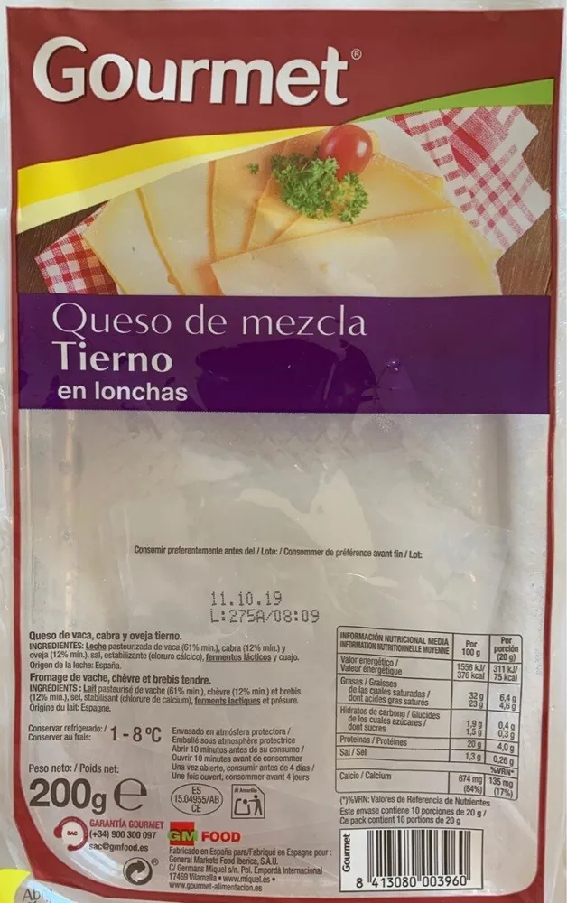 Queso de mezcla