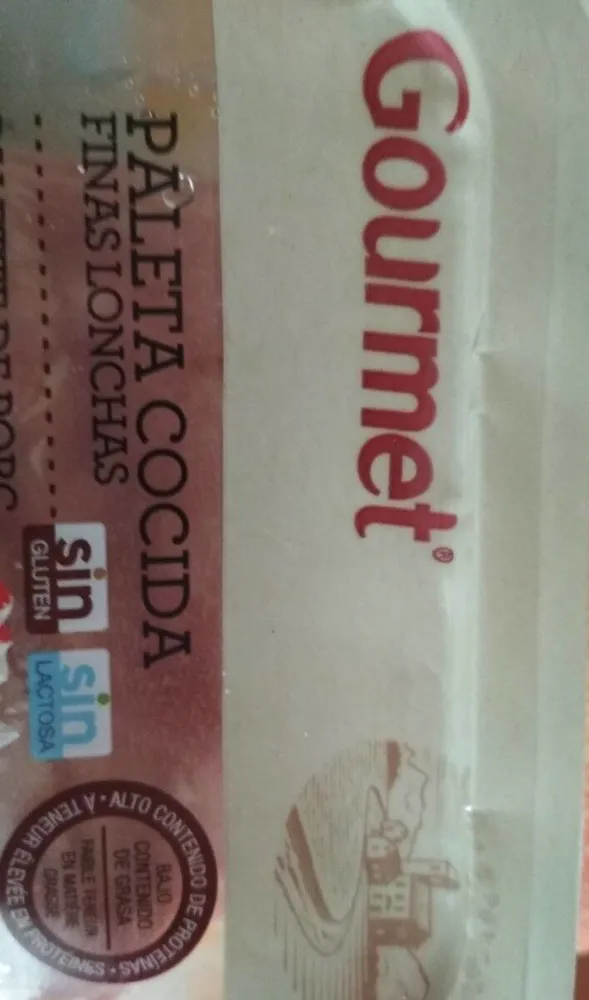 Paleta cocida finas lonchas