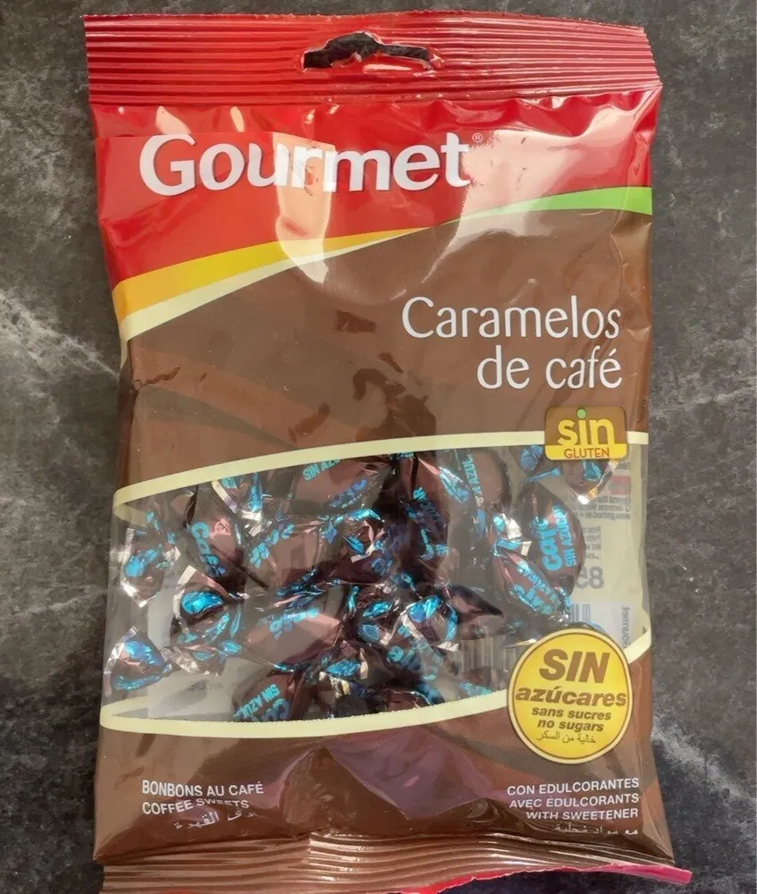 Caramelos de café sin azúcares