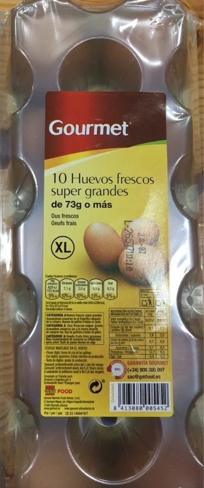 Huevos frescos xl