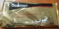 Turrón de chocolate crujiente