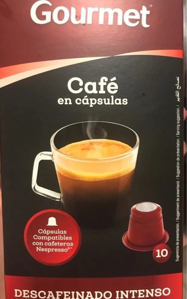 Café en cápsulas (descafeinado)