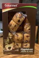 Madeleines fourrées au cacao