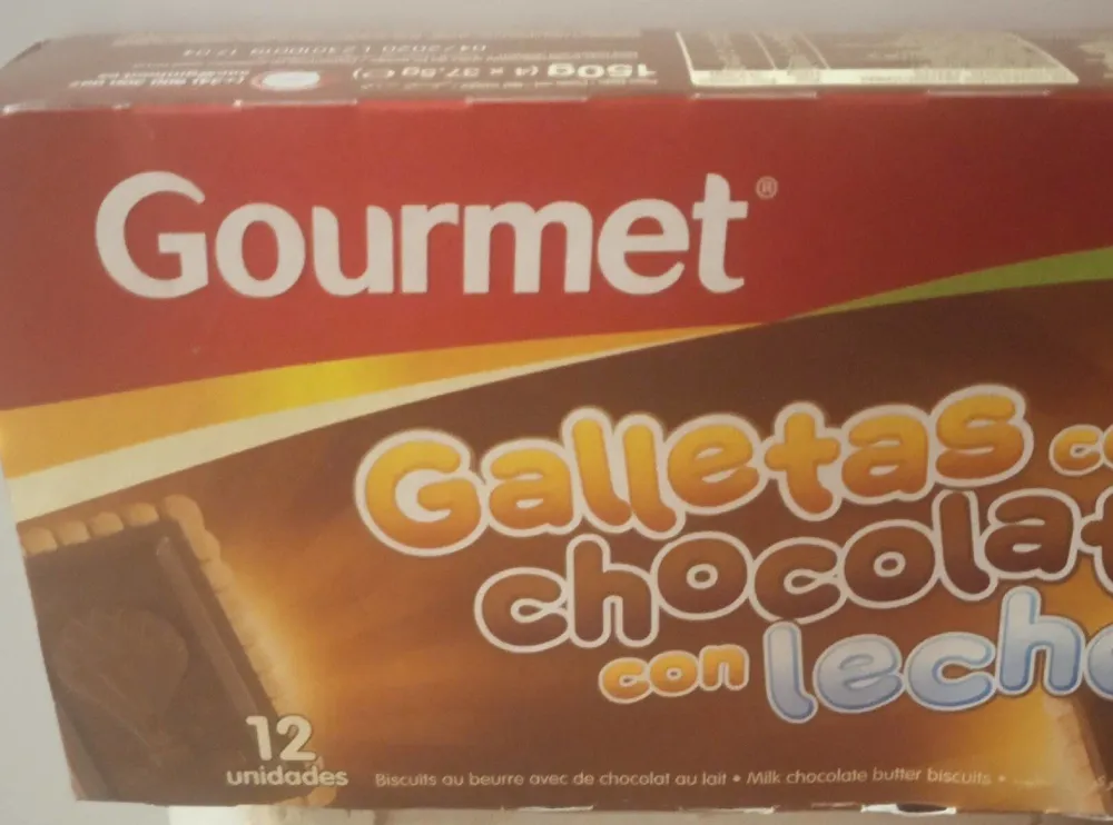 Galletas con chocolate con leche