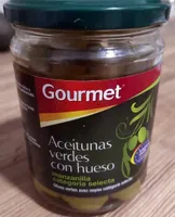 Aceitunas verdes con hueso