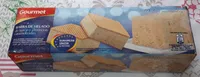 Barra de helado turrón y almendras caramelizadas