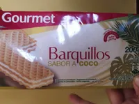 Barquillos sabor a coco