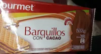 Barquillos con cacao