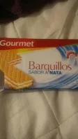 Barquillos sabor a nata
