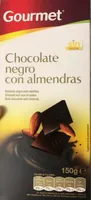Chocolate negro con almendras