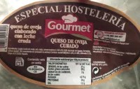 Queso de oveja curado elaborado con leche cruda