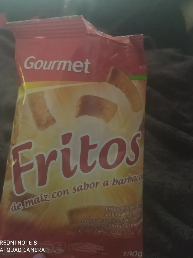 Fritos de maíz con sabor a barbacoa